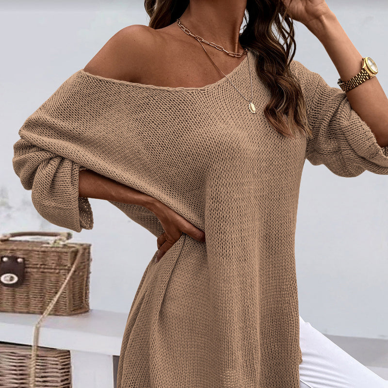 Plus Size Women's Knitted Sweater