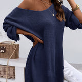Plus Size Women's Knitted Sweater