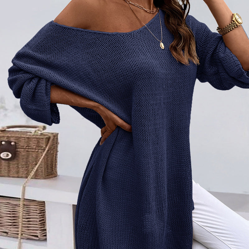 Plus Size Women's Knitted Sweater