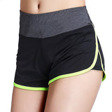 Two-piece sports fitness shorts