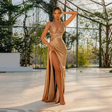 V Neck  Cocktail Dress