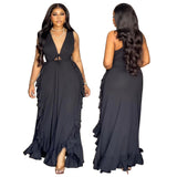 High Waist Crop-top  Plus Size Dress