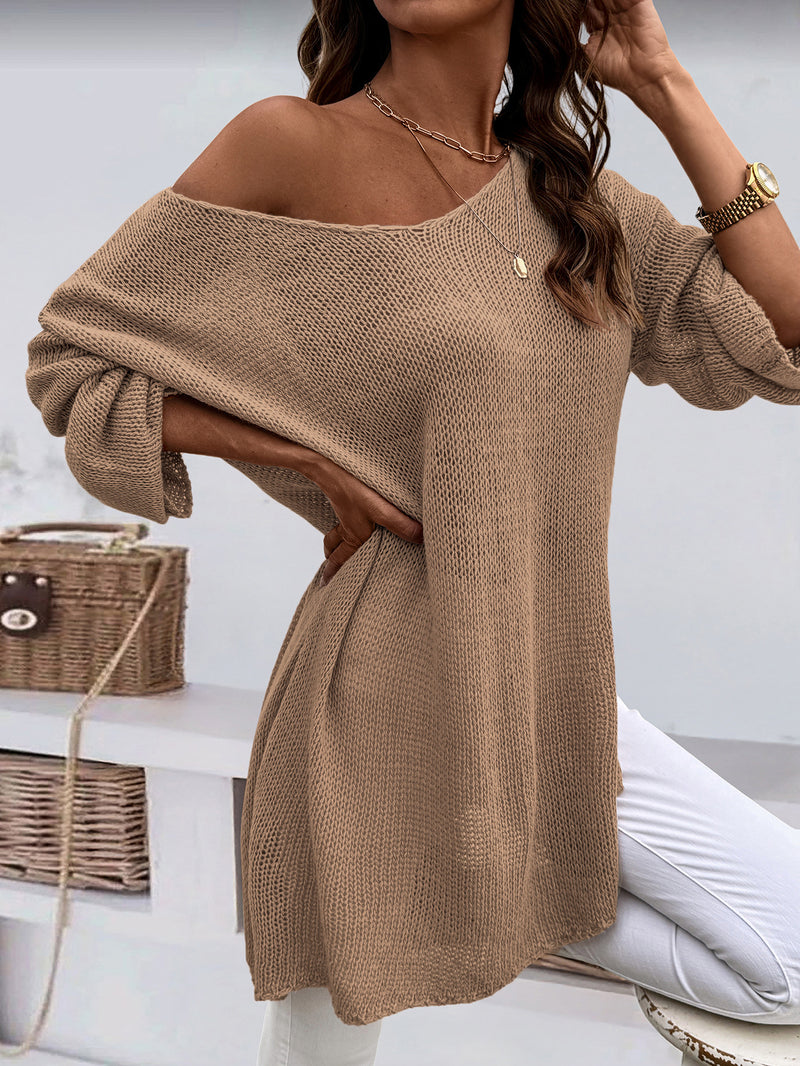 Plus Size Women's Knitted Sweater