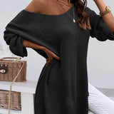 Plus Size Women's Knitted Sweater