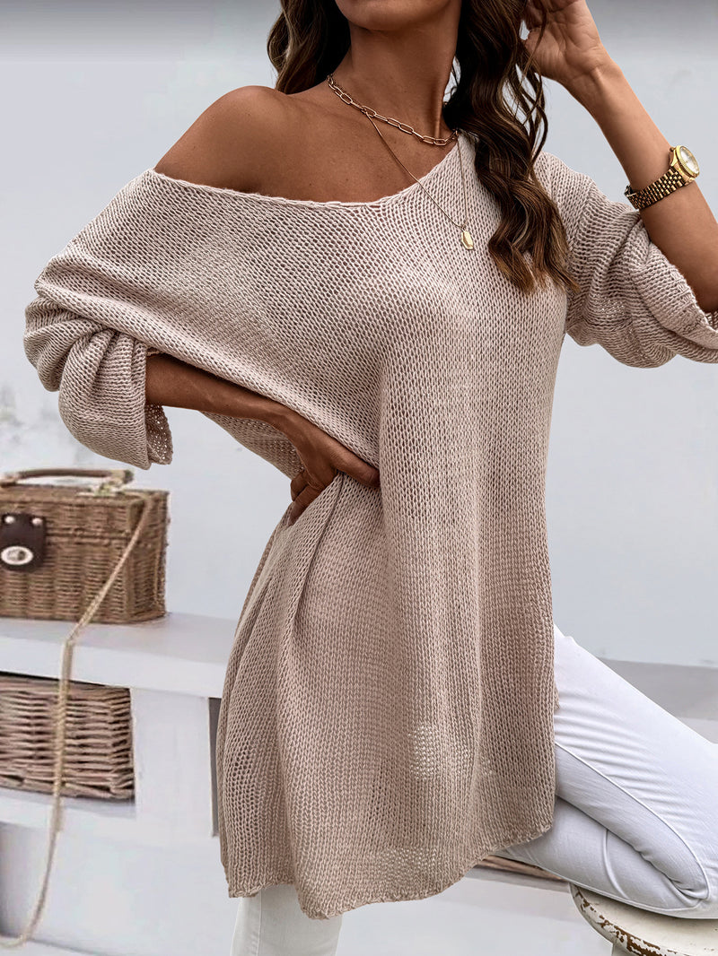 Plus Size Women's Knitted Sweater