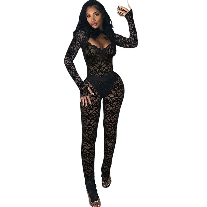 Lace See-through Slim Fit Sexy