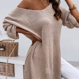 Plus Size Women's Knitted Sweater